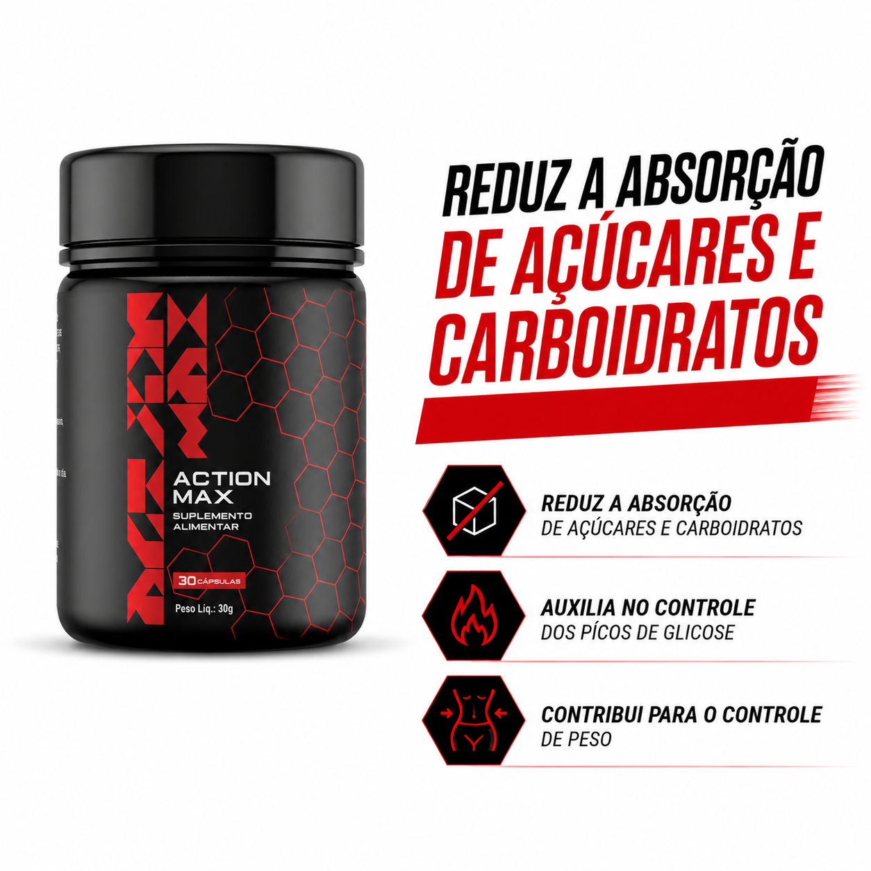 ACTION MAX VERMELHO